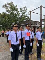 Lomba gerak jalan SMK - SMKS Satria Nusantara Betung