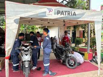 kerjasama dengan Honda Service untuk menyediakan layanan ganti oli gratis - SMKS Satria Nusantara Betung