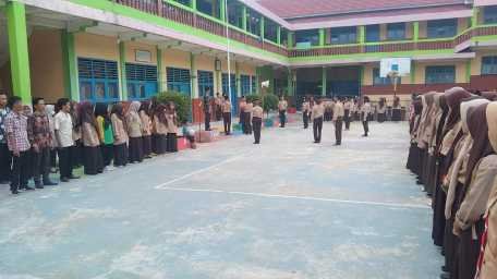 Kegiyatan hari sabtu peramuka bergembira  - SMKS Satria Nusantara Betung