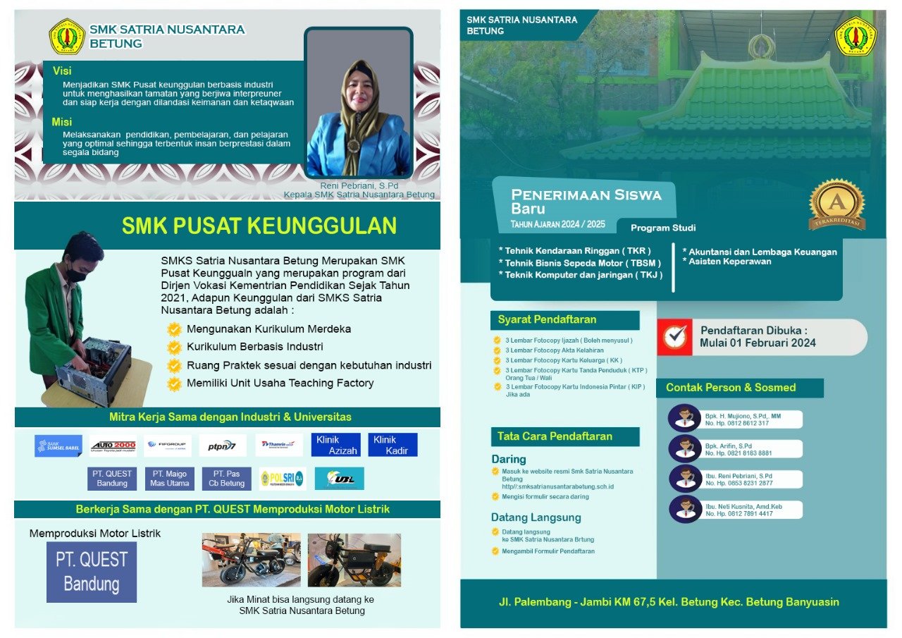 Informasi PPMA 2025 - SMKS Satria Nusantara Betung Informasi PPMA 2025 - SMKS Satria Nusantara Betung